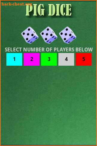 Pig Dice screenshot