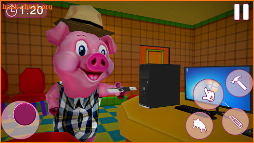 Piggy Family 3D: Scary Neighbor Obby House Escape screenshot