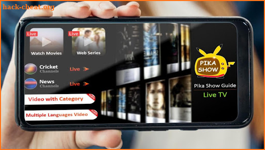 Pika Show Live TV Movies Tips screenshot