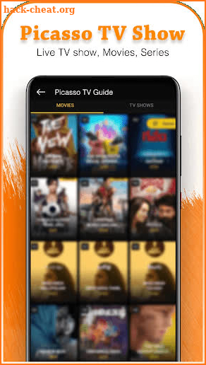 Pika Show Live TV Movies Tips screenshot