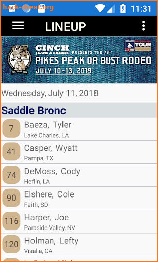 PikesPeakOrBustRodeo screenshot