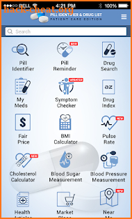 Pill Identifier and Drug list screenshot