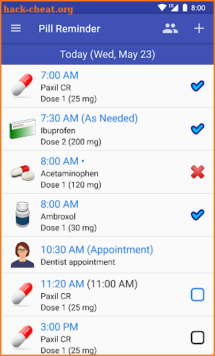 Pill Reminder - Medication Tracker with Alarm screenshot