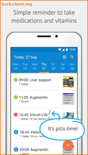 Pills Time: pharmacy assistant for your health screenshot