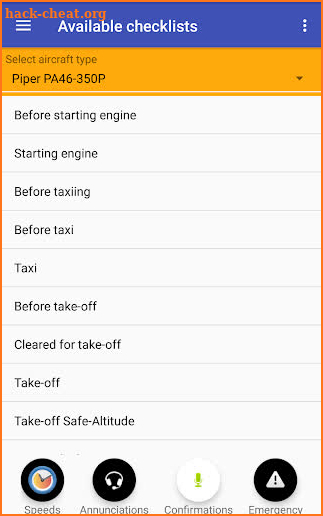 Pilot Checklists for General Aviation Aircraft screenshot