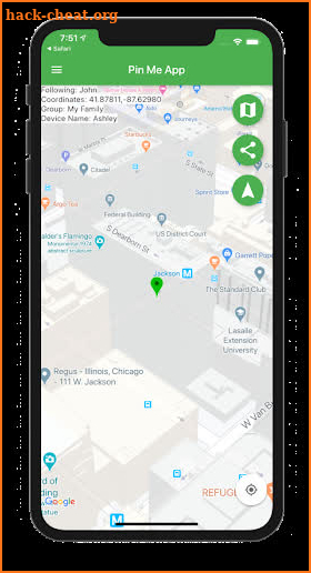 Pin Me App screenshot
