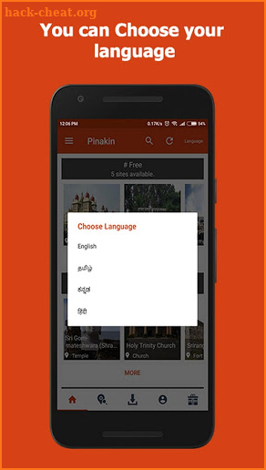 Pinakin - Travel Audio Guide App screenshot
