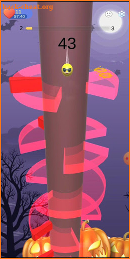 Pineapple Helix Crush - Tower Helix Jump screenshot