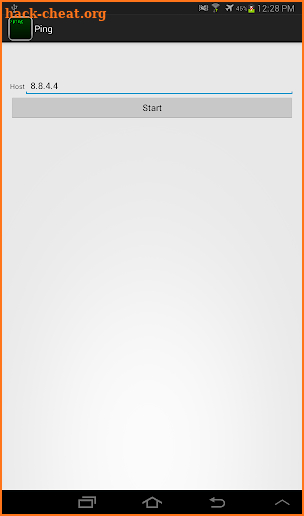 Ping screenshot