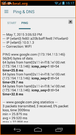 Ping & Net screenshot