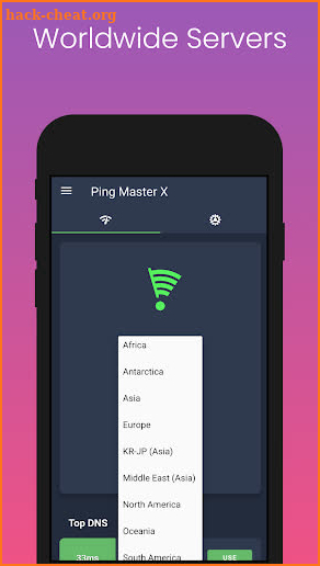 Ping Master X: Set Best DNS For Gaming [Free] screenshot