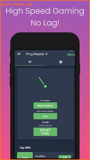 Ping Master X: Set Best DNS For Gaming [Pro] screenshot