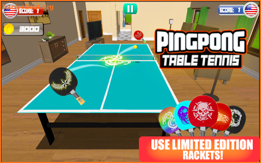 Ping Pong Table Tennis screenshot