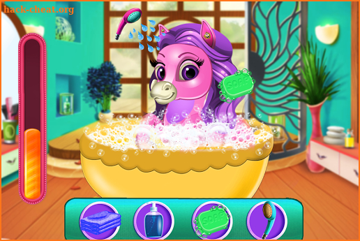 Pink Baby Pony MakeUp & Care Game screenshot