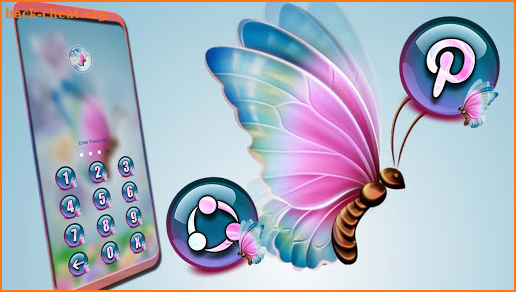 Pink Butterfly Launcher Theme screenshot