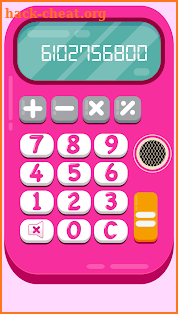 Pink Calculator screenshot