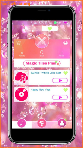 Pink Diamond Magic Tiles 2018 screenshot