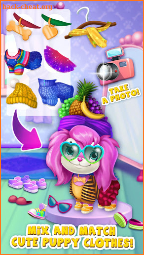 Pink Dog Mimi - My Virtual Pet screenshot