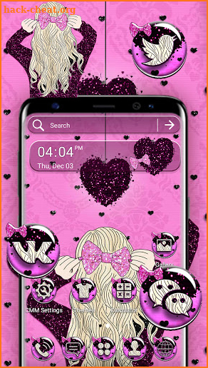 Pink Girly Theme screenshot