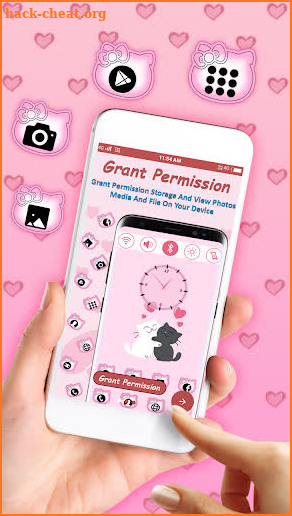 Pink Kitty Launcher screenshot