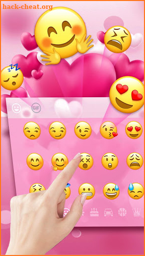 Pink Love Keyboard screenshot