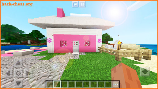 Pink Mansion Minecraft Game for Girls screenshot