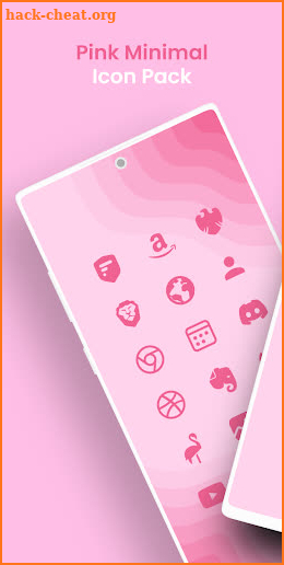 Pink Minimal - Icon Pack screenshot