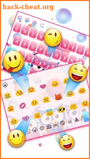 Pink owl keyboard screenshot