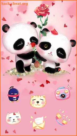 Pink Panda Love screenshot