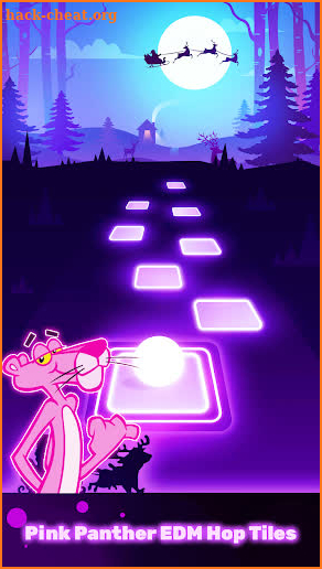 Pink Panther Magic Hop Tiles screenshot