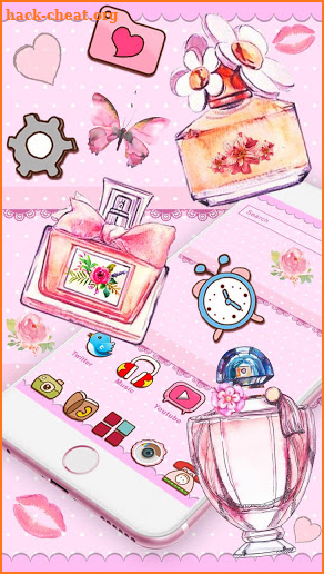 Pink Paris Perfume Themes Live Wallpapers screenshot