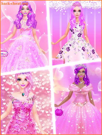 Pink Princess Dress Up : Games For Girls screenshot