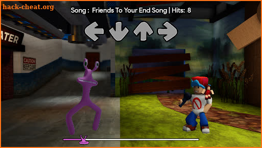 Pink Rainbow Friends FNF Mod screenshot