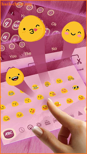 Pink Rose Keyboard screenshot