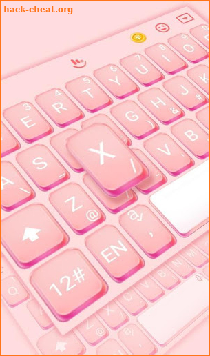 Pink Style Keyboard Theme screenshot