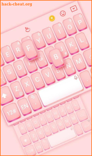 Pink Style Keyboard Theme screenshot