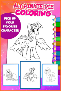 Pinkie Pie Coloring Game screenshot