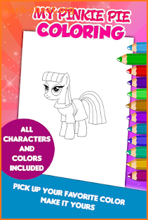 Pinkie Pie Coloring Game screenshot