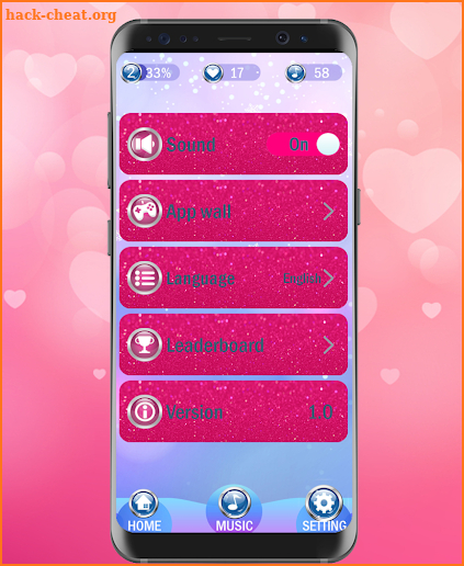 Pinky Piano Heart 2 screenshot