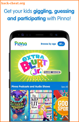 Pinna: audio books, podcasts & music for kids screenshot