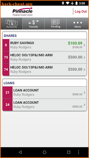 Pinnacle FCU Mobile screenshot