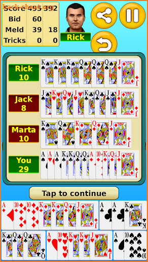 Pinochle screenshot