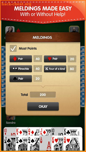 Pinochle (Free, no Ads) screenshot