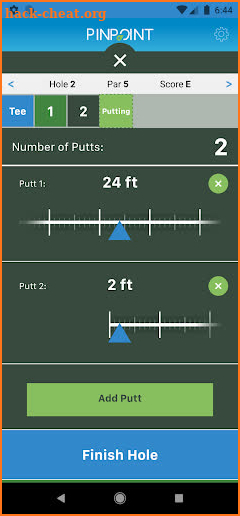 Pinpoint: Golf Strokes Gained screenshot