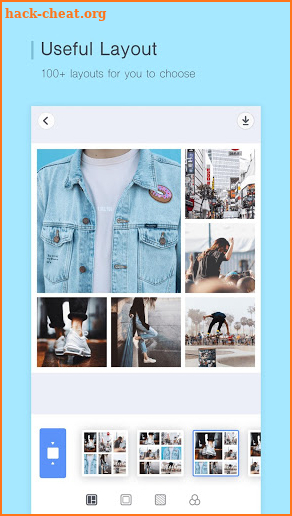 PINS : Funny Photo Grid Maker, Montage, Scrapbook screenshot