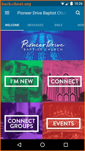 Pioneer Drive Baptist Church screenshot