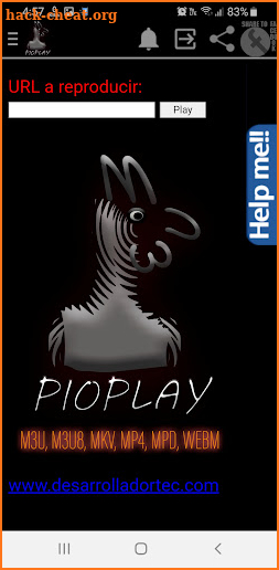 PioPlay M3U screenshot