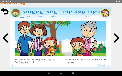 Pip and Tim decodable books Stage 7 Unit 5 screenshot