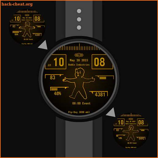 Pip-Boy mk3 Atomic Watchface screenshot