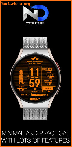 Pip-Boy Watchface v2 screenshot